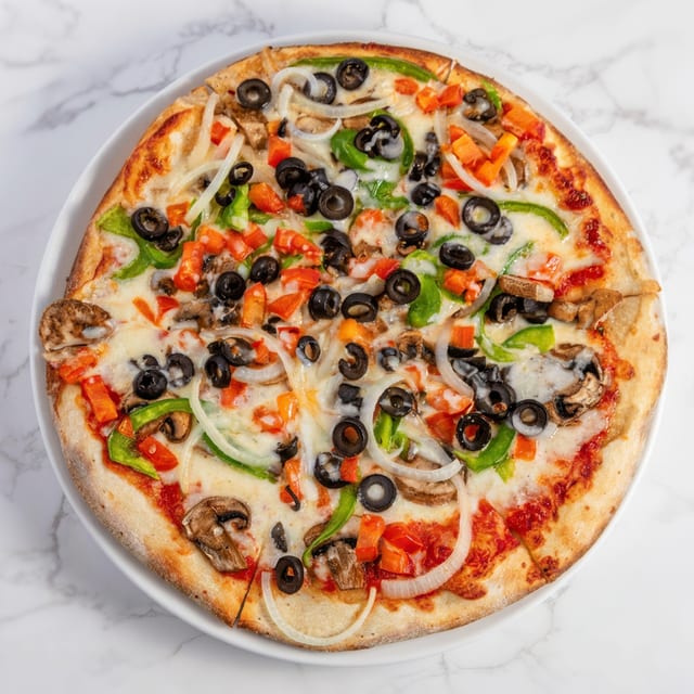 Large Vegetarian Special Pizza.