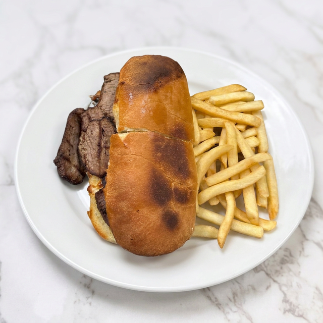 Tri-Tip Sandwich.